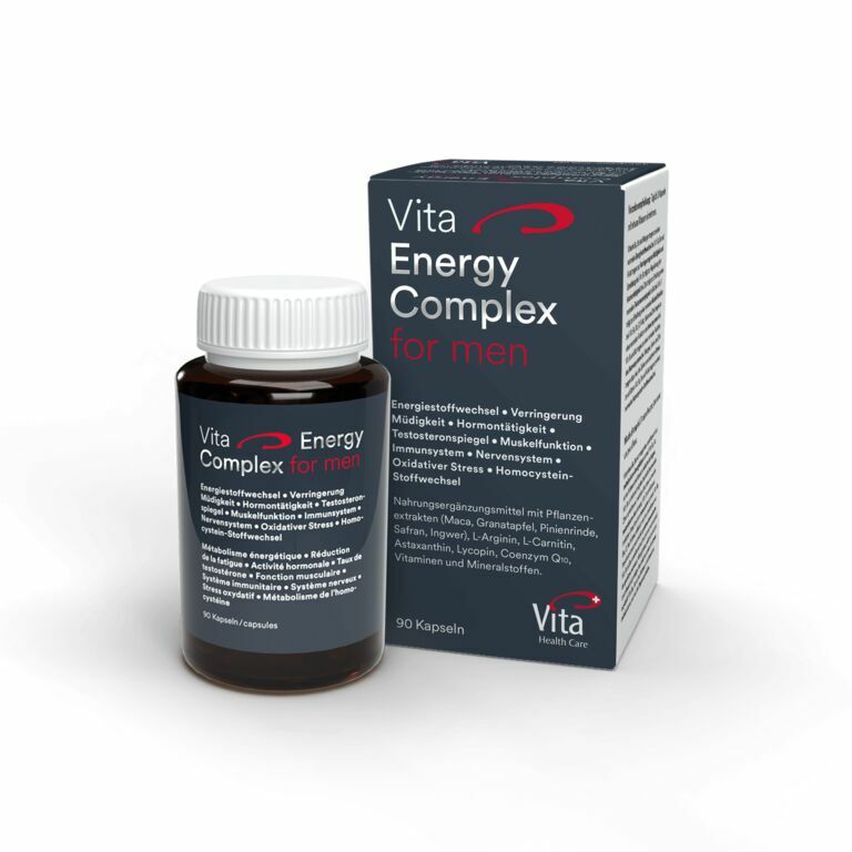 Vita Energy Complex for men 90 capsules - Médecine Complémentaire Genève