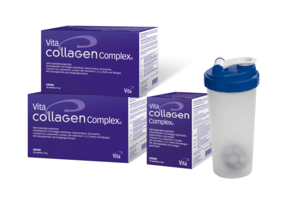 Vita Collagen Complex Drink trio 2 x 30 pces + 10 pces ACTION