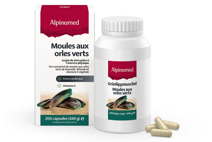 ALPINAMED Moule aux orles vert caps 400 mg 200 pce