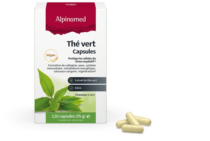 ALPINAMED Green tea caps 120 pc