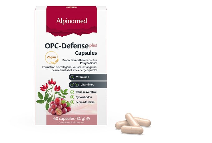 Alpinamed OPC Défense Plus caps 60 pce