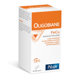 Oligobiane Fer-Cuivre 90 capsules - Médecine Complémentaire Genève