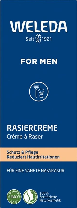 Weleda FOR MEN Crème à raser 75 ml - Médecine Complémentaire Genève