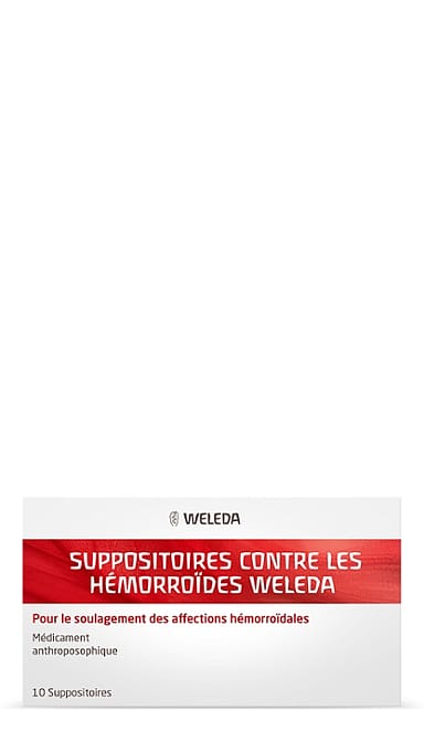 Weleda Suppositoires contre les hémorroides 10 pces - Médecine Complémentaire Genève