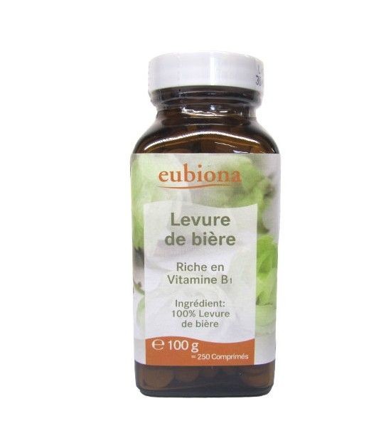 Eubiona Levure de Bière 100g (250 tablettes) - Médecine Complémentaire Genève