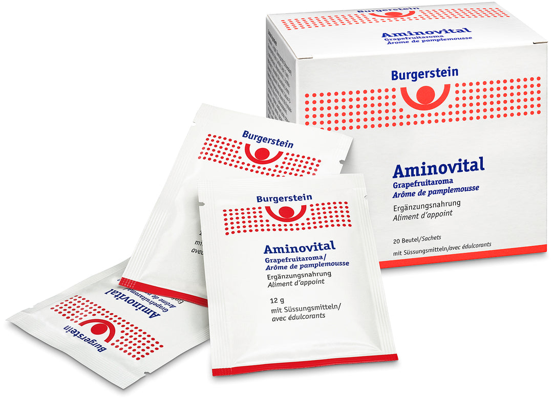 BURGERSTEIN Aminovital powder grapefruit flavor 20 sachets