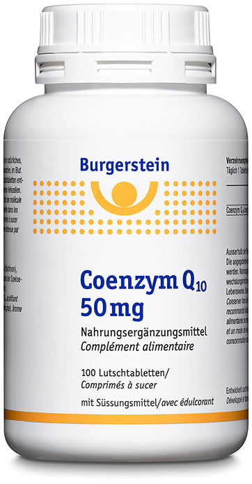 BURGERSTEIN Coenzyme Q10 comprimés à sucer 50 mg 100 pièces