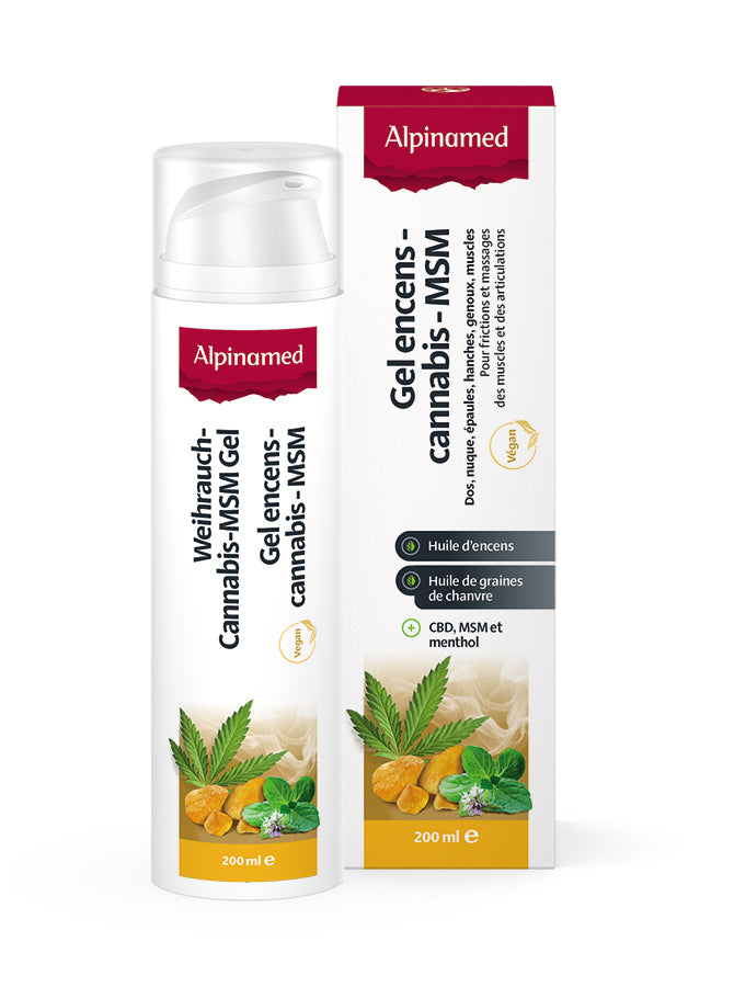 Alpinamed Gel Incense Cannabis MSM dist 200ml