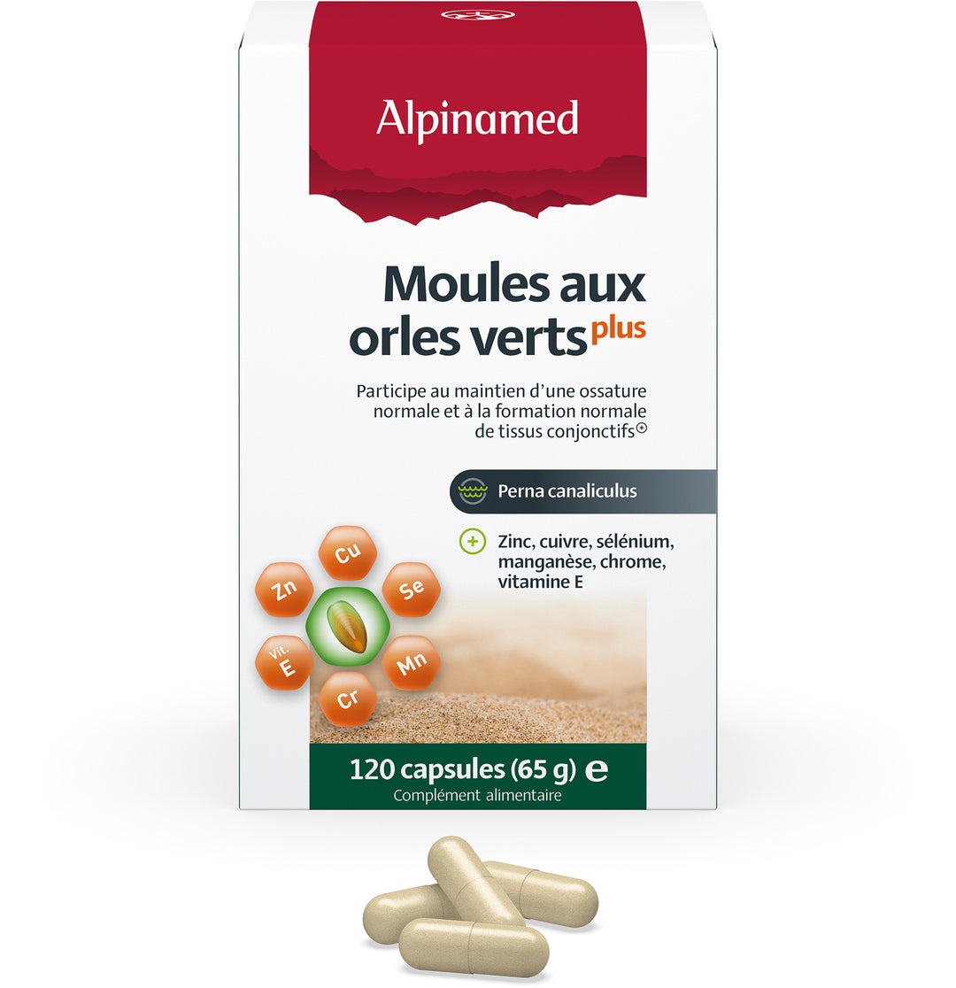 ALPINAMED Green-lipped mussels Plus caps 120 pce