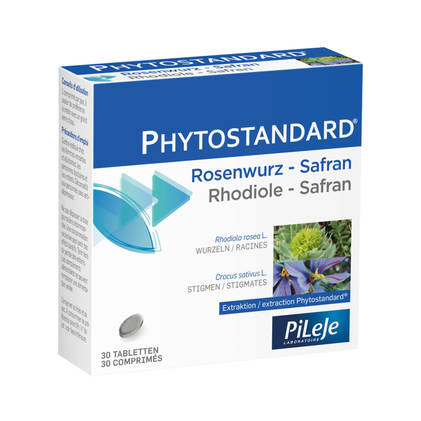 Phytostandard Rhodiole-Safran 30 cpr - Médecine Complémentaire Genève