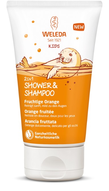 Weleda Kids 2in1 Shower & Shampoo Fruity Orange 150ml