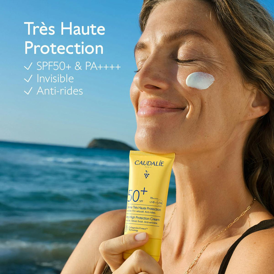 Caudalie Crème Très Haute Protection SPF 50+ 50ml - Médecine Complémentaire Genève