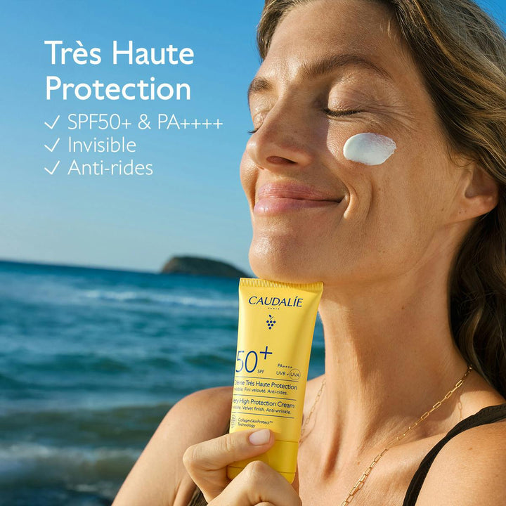 Caudalie Crème Très Haute Protection SPF 50+ 50ml - Médecine Complémentaire Genève