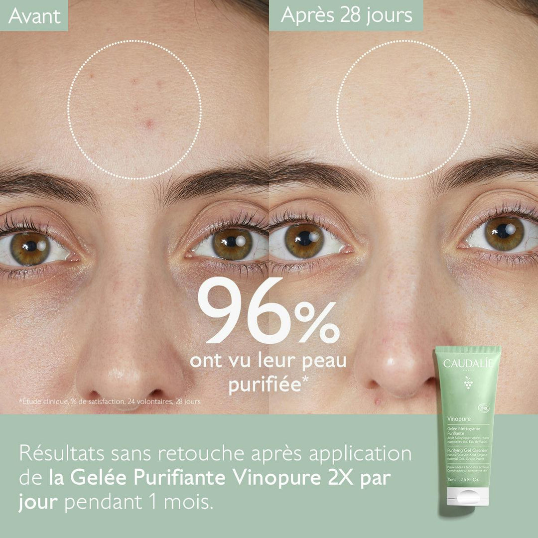 Caudalie Vinopure Gelée Nettoyante Purifiante 75 ml