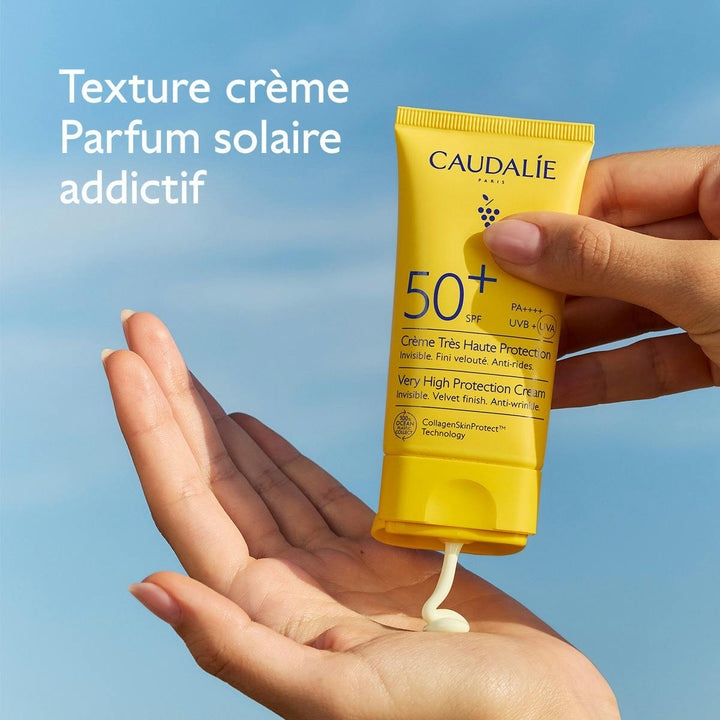 Caudalie Crème Très Haute Protection SPF 50+ 50ml - Médecine Complémentaire Genève