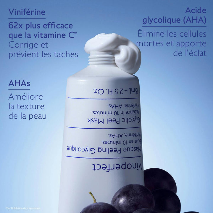 Caudalie Vinoperfect Masque Peeling Glycolique 75ml