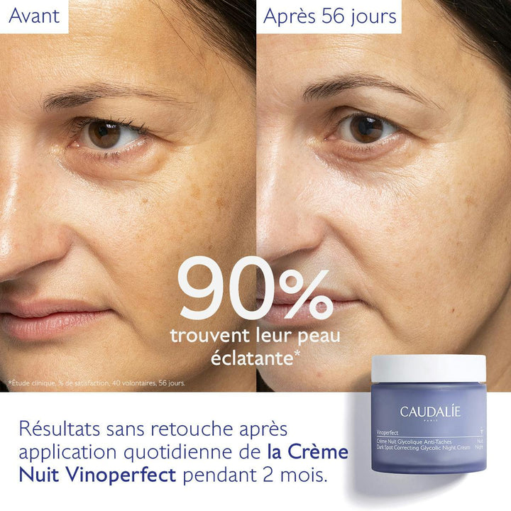 Caudalie Vinoperfect Crème nuit glycolique Anti-Taches Recharge 50 ml