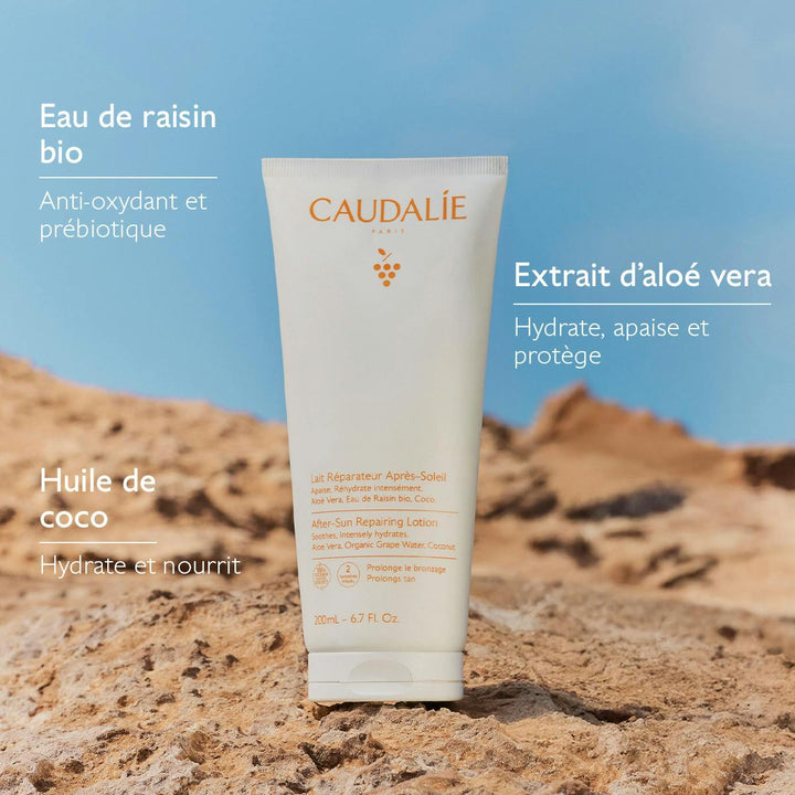 Caudalie Lait Réparateur Après-Soleil à l'Aloé Vera 200ml - Médecine Complémentaire Genève