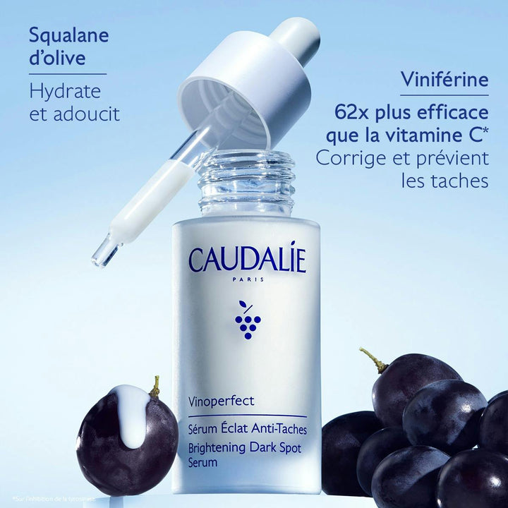 Caudalie Vinoperfect Sérum Eclat anti-taches /crème Haute prot SFP50
