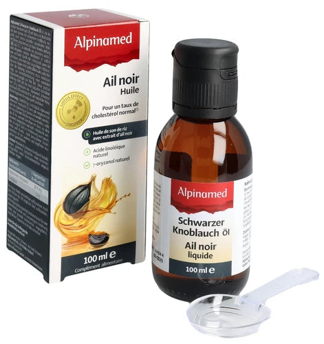 ALPINAMED Huile d'ail noir fl 100ml - Médecine Complémentaire Genève