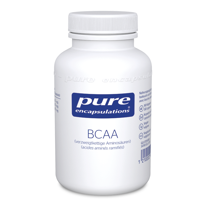 PURE BCAA Acides aminés capsules 90 pces