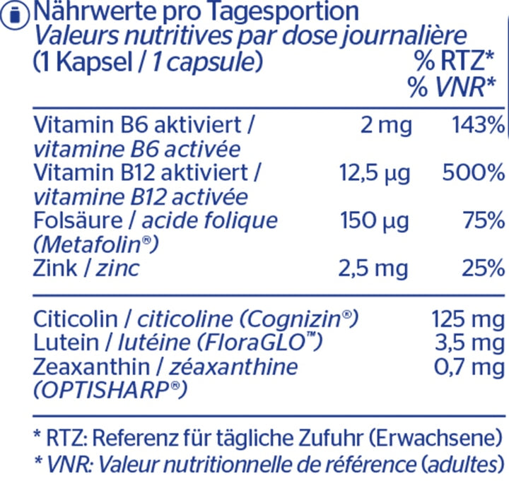 PURE Cogni-Aktiv capsules 60 pces