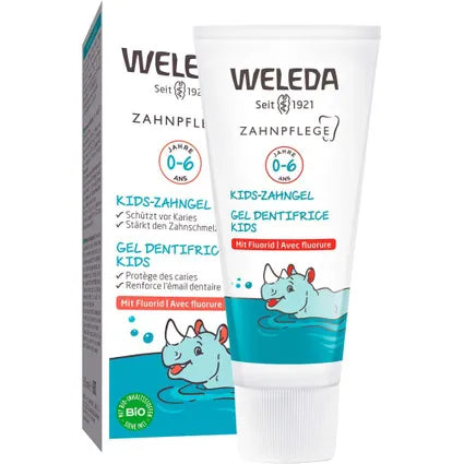 Weleda Gel Dentifrice Kids avec fluorure de 0 à 6 ans 50 ml