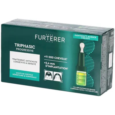 FURTERER Triphasic Progressive 8 ampoules 5,5 ml - Médecine Complémentaire Genève