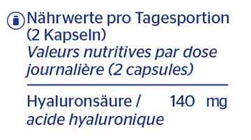 PURE Acide Hyaluronique 70 mg capsules 60 pces