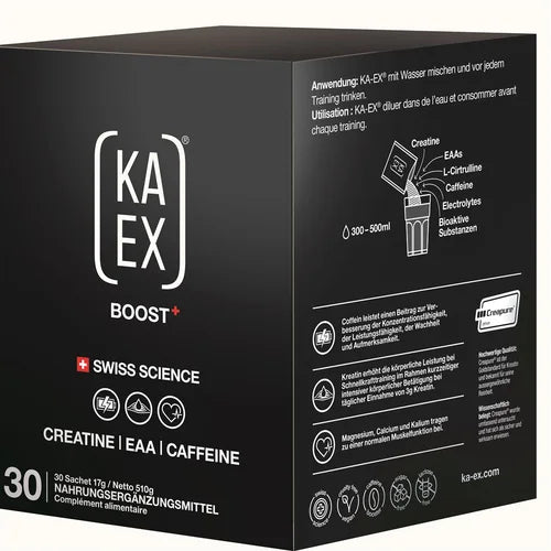 KA-EX Boost+ pdr stick 17g 30 pce - Médecine Complémentaire Genève