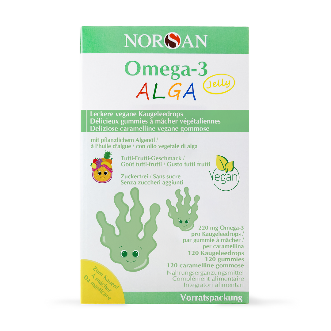 NORSAN Omega-3 ALGA Jelly végan 120 pce