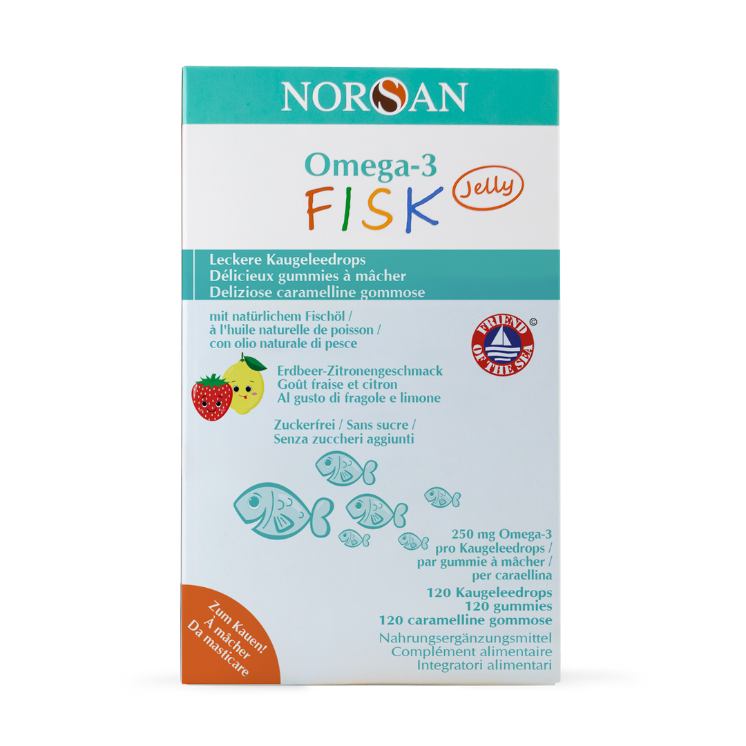 NORSON Oméga-3 FISK Jelly blist 120 pce