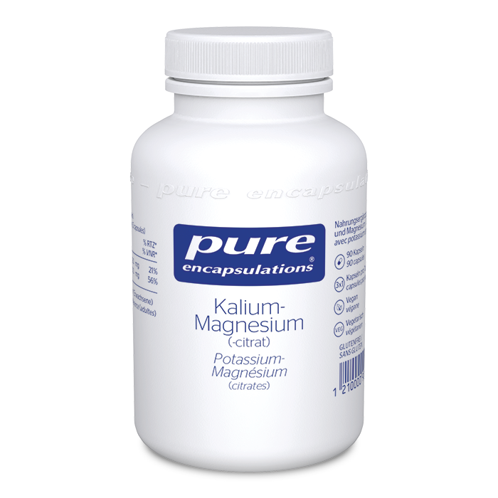 PURE Potassium-Magnésium (citrates) capsules 90 pces