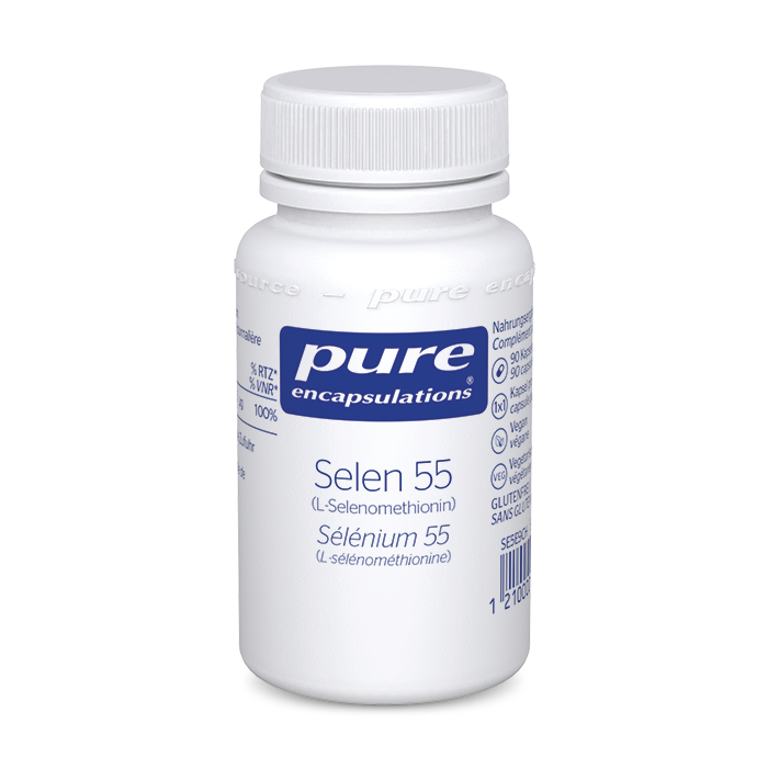 PURE Sélénium 55 (L-sélénométhionine) capsules 90 pces