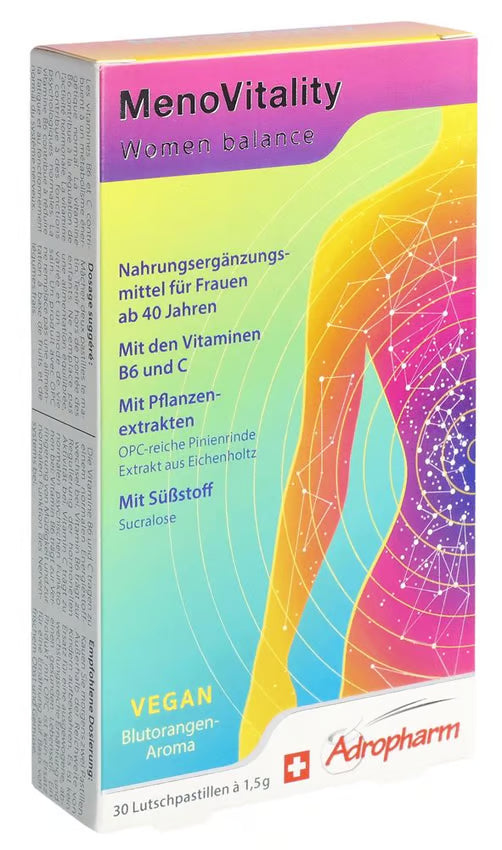 MenoVitality Women balance 60 pastilles à sucer de 1,5g