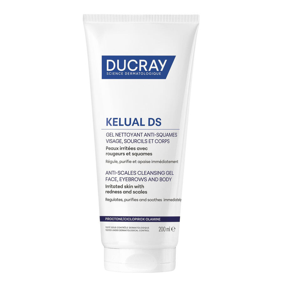 DUCRAY KELUAL DS Gel nettoyant moussant 200 ml