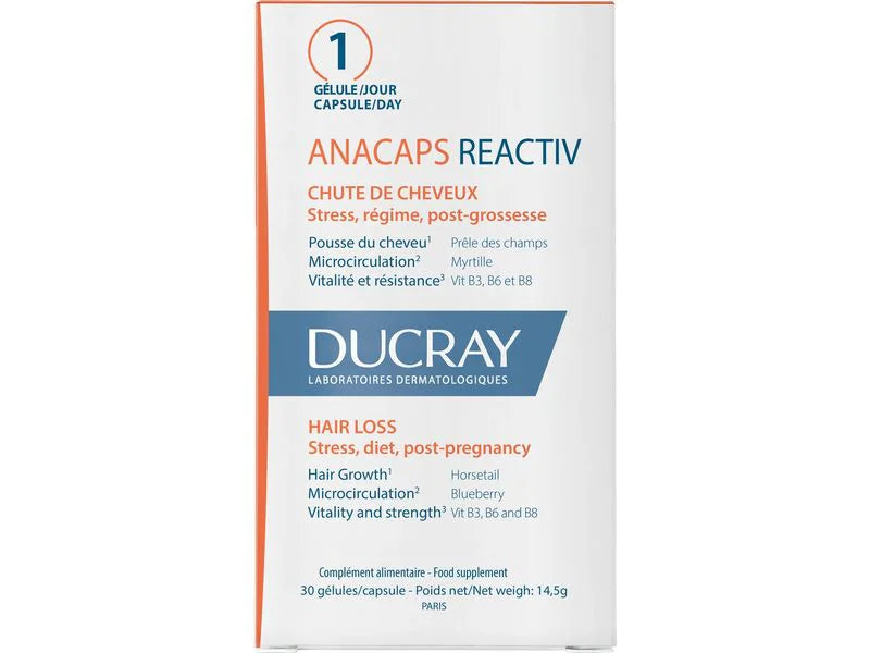 DUCRAY ANACAPS REACTIV caps 30 pce