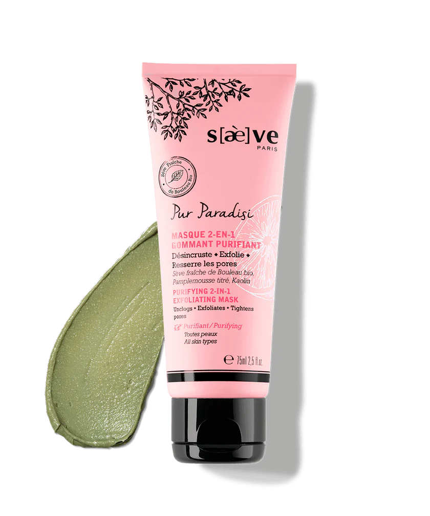 SaèVE Pur Paradisi masque gommant purifiant 2 en 1 tb 75 ml