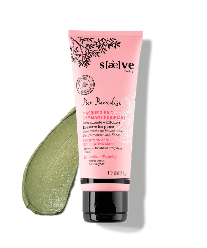 SaèVE Pur Paradisi masque gommant purifiant 2 en 1 tb 75 ml