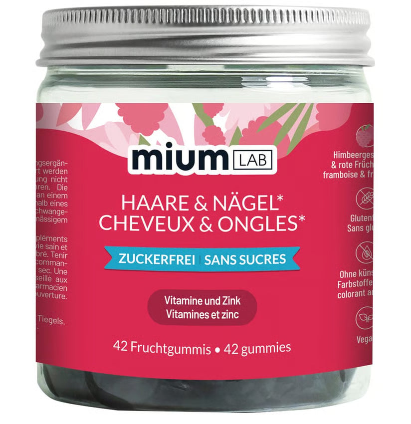MIUMLAB Gummies cheveux et ongles bte 42 pce