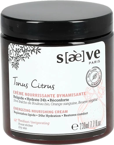 SaèVE Tonus CItrus crème nourrissante dynamisante 230 ml
