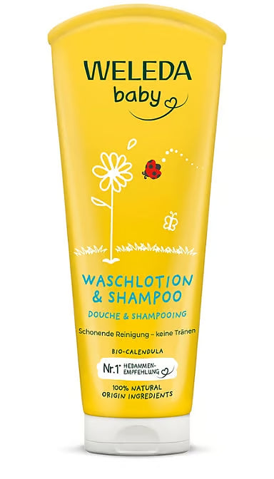 Weleda Baby  Shampooing Corps et Cheveux Calendula 200 ml