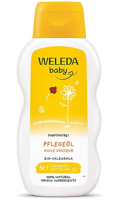 Weleda Baby-Calendula-Pflegeöl, parfümfrei, 200 ml