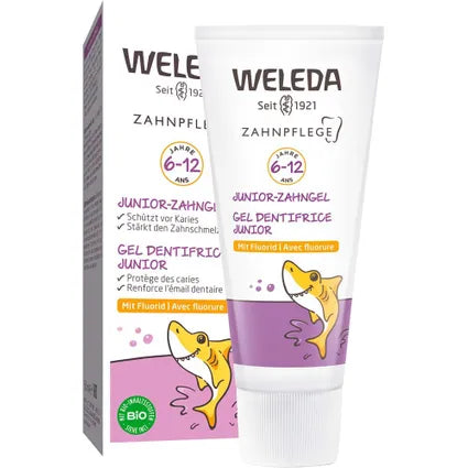 Weleda Gel Dentifrice Junior avec fluorure de 6 à 12 ans 50 ml