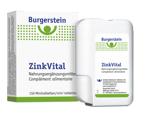Burgerstein ZinkVital mini comprimés 5 mg 150 pce