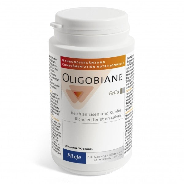 Oligobiane Fer-Cuivre 90 capsules - Médecine Complémentaire Genève