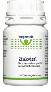 Burgenstein Zinc Vital 100 comprimés 15mg - Médecine Complémentaire Genève