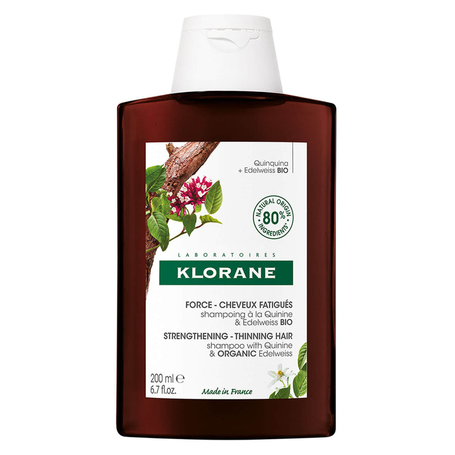Klorane Shampooing à la Quinine et Edelweiss BIO 200 ml - Médecine Complémentaire Genève