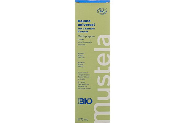 Mustela Universal-Balsam mit 3 Bio-Avocado-Extrakten, TB 75 ml