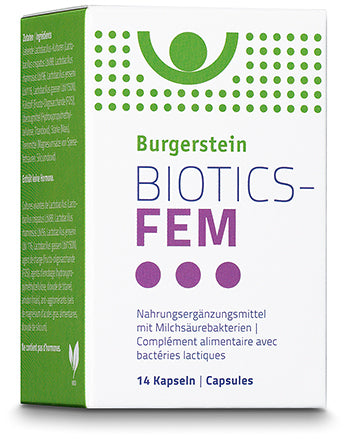 BURGERSTEIN Biotics-FEM Kapseln 14 Stück